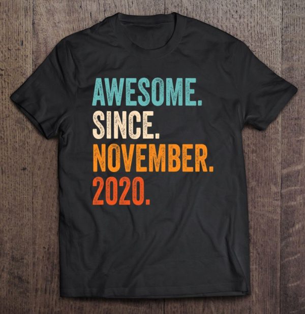 Awesome Since November 2020 2Nd Birthday