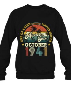 Awesome Since October 1941 82Nd Birthday Gifts 82 Years Old 3 Awesome Since October 1941 82Nd Birthday Gifts 82 Years Old 4