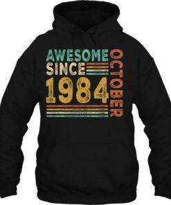 Awesome Since October 1984 39Th Birthday Gift 39 Years Old 3