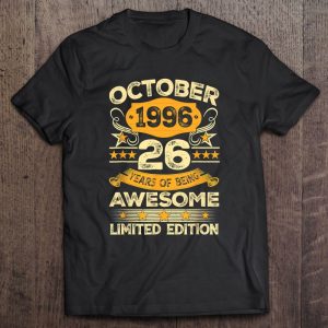 Awesome Since October 1996 27 Years Old 27Th Birthday Gifts