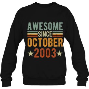 Awesome Since October 2003 20 Years Old Tee 20Th Anniversary 4