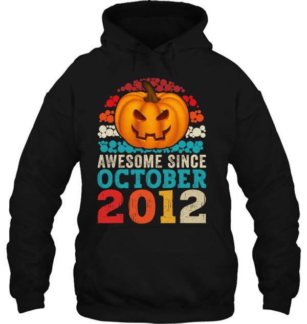 Awesome Since October 2012 10Th Birthday Funny Halloween