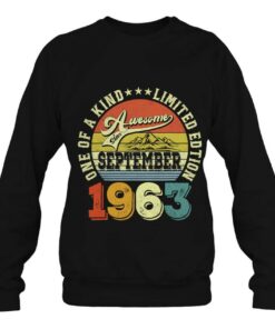 Awesome Since September 1963 60Th Birthday Gift 60 Years Old 4