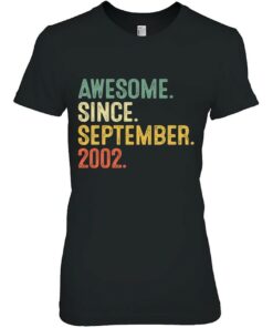 Awesome Since September 2002 21St Bday Gift 21 Years Old Boys 2