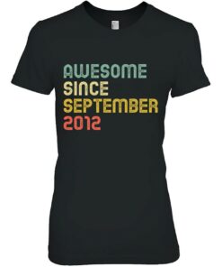 Awesome Since September 2012 10Th Birthday 10 Yrs Old Gift 2