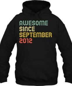 Awesome Since September 2012 10Th Birthday 10 Yrs Old Gift 3