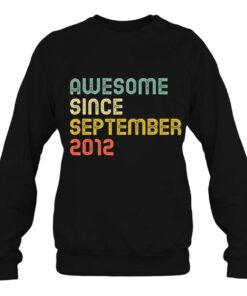 Awesome Since September 2012 10Th Birthday 10 Yrs Old Gift 4