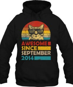 Awesome Since September 2014 8Th Birthday Gift Cat 2 Awesome Since September 2014 8Th Birthday Gift Cat 3