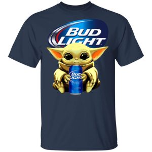 Baby Yoda Star Wars Loves Bud Light T-Shirt