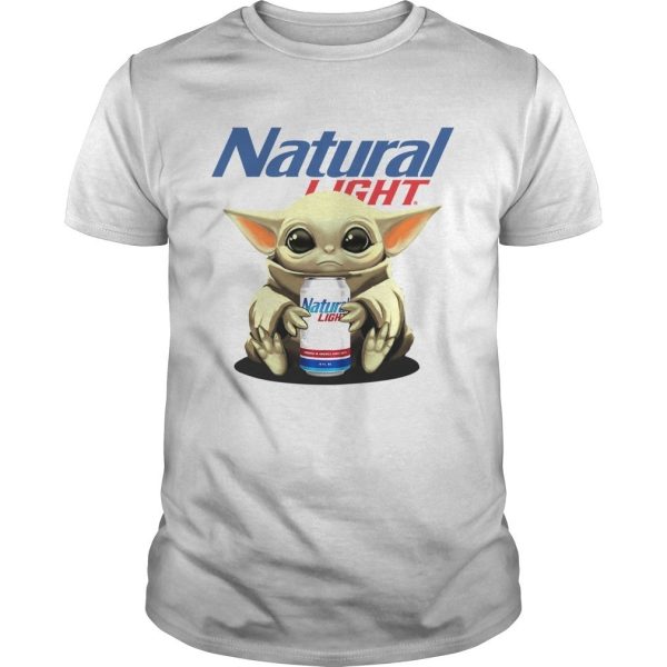 Baby Yoda Star Wars Loves Natural Light Shirt