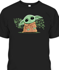 Baby Yoda Star Wars The Mandalorian St Patricks Day T Shirt 1