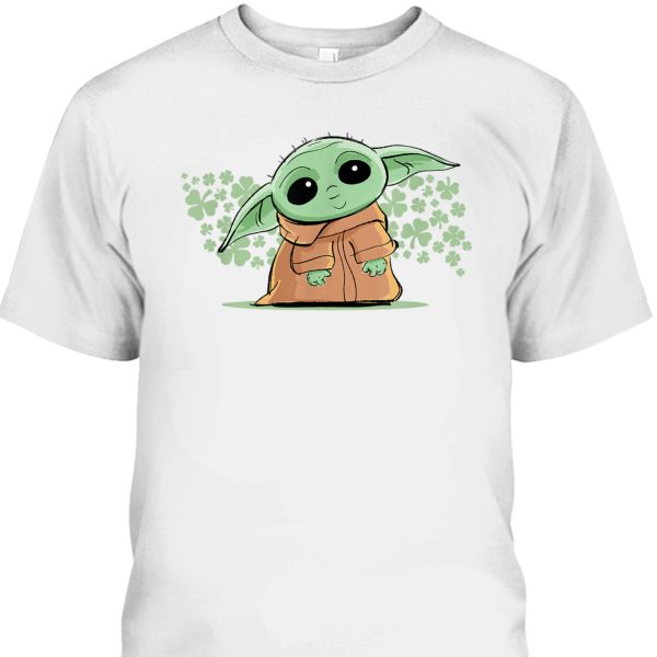 Baby Yoda Star Wars The Mandalorian St Patrick’s Day T-Shirt