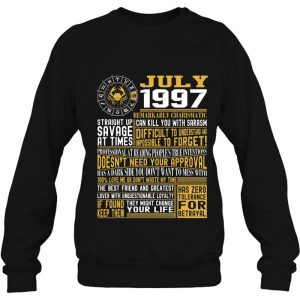 Best Born In July 1997 Facts Shirts For Mens Womens 4