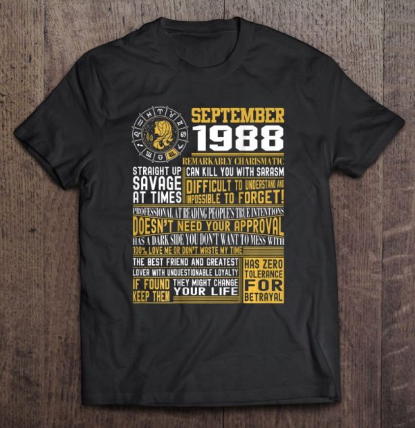 Best Born In September 1988 Facts For Men Women