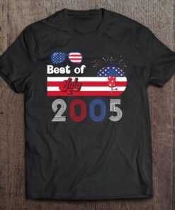 Best Of July 2005 17Th Birthday Patriotic Usa American Flag 1