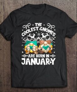 Birthday Cow Print Gnomes For Women Who Are Born In January 1