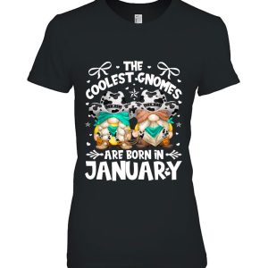 Birthday Cow Print Gnomes For Women Who Are Born In January 2