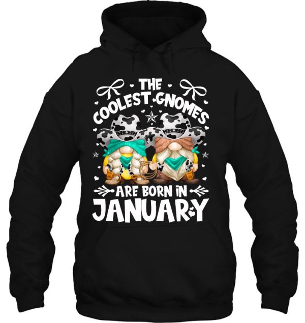 Birthday Cow Print Gnomes For Women Who Are Born In January