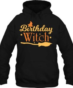 Birthday Witch Scary Funny Halloween Tee For Women And Girls 3