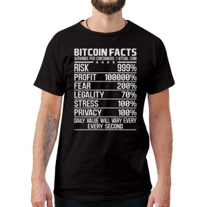 Bitcoin Facts Style T-Shirt