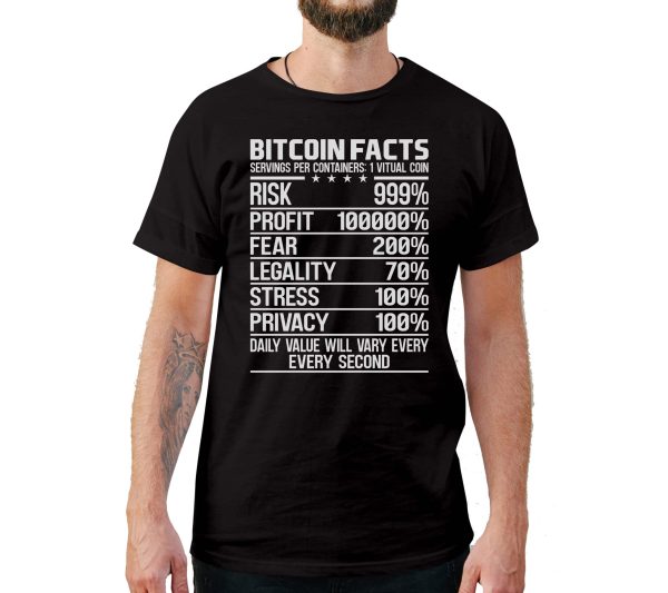 Bitcoin Facts Style T-Shirt