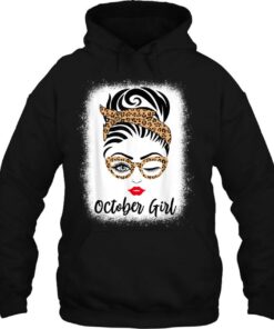 Bleached October Girl Birthday For Women Born October 3