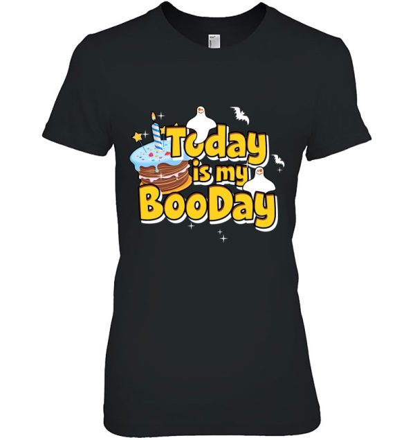 Boo Day Shirt Halloween Happy Birthday Cake Ghost