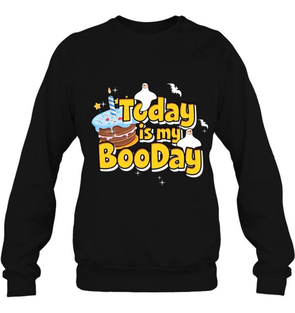 Boo Day Shirt Halloween Happy Birthday Cake Ghost