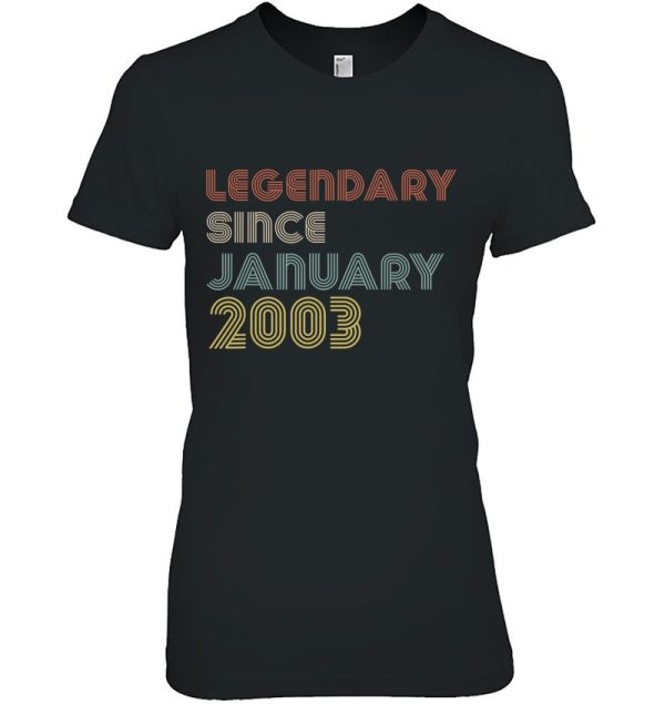 Born 2003 Legendary Since January Retro 2003 Year