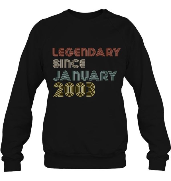 Born 2003 Legendary Since January Retro 2003 Year