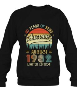 Born August 1982 40Th Birthday Made In 1982 40 Years Old 3 Born August 1982 40Th Birthday Made In 1982 40 Years Old 4