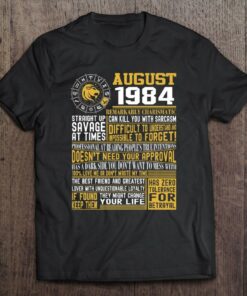 Born August Leo 1984 38Th Birthday Gifts 1