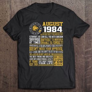 Born August Leo 1984 38Th Birthday Gifts