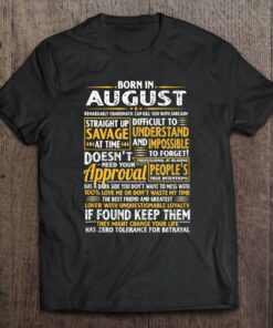 Born In August Leo Zodiac Virgo Birthday Month Fun Saying 1