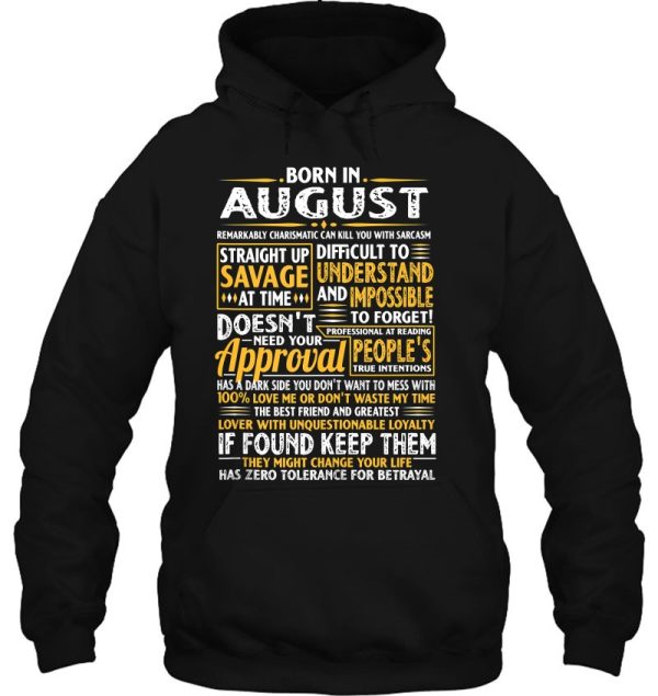 Born In August Leo Zodiac Virgo Birthday Month Fun Saying