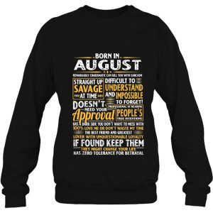 Born In August Leo Zodiac Virgo Birthday Month Fun Saying 3