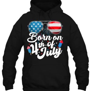 Born On 4Th Of July Birthday Sunglasses Fireworks Patriotic 3