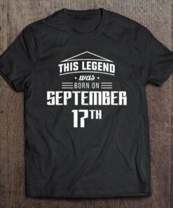 Born On September 17Th Legend 1