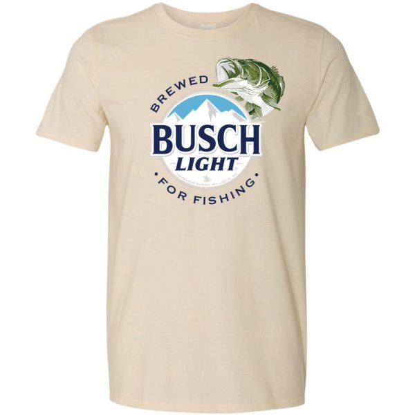 Brewed Busch Light T-Shirt For Fishing