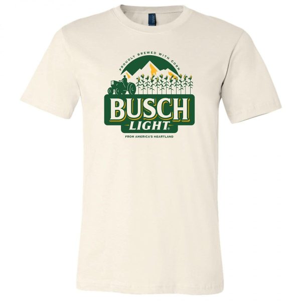Busch Light Shirt Farmers Proudly Brewed With Corn From America’s Heartland