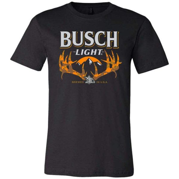 Busch Light T-Shirt Deer Horn Best Gift For Beer Lovers