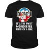Busch Light T-Shirt Santa Claus It’s The Most Wonderful Time For A Beer