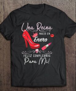 Camisetas Cumpleanos Para Mujer Nacidas En Enero Spanish 1