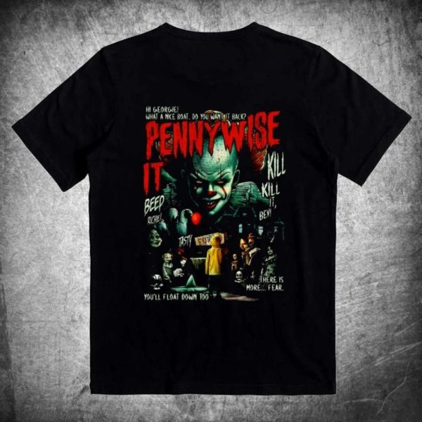 Classic IT Pennywise T-Shirt You’ll Float Down Too