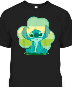 Cool Disney Lilo Stitch St Patricks Day T Shirt 1