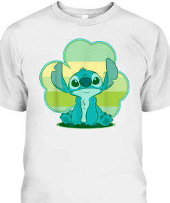 Cool Disney Lilo Stitch St Patricks Day T Shirt 2