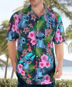 Cool Disney Stitch Hawaiian Shirt Summer Gift For Beach Lovers 1