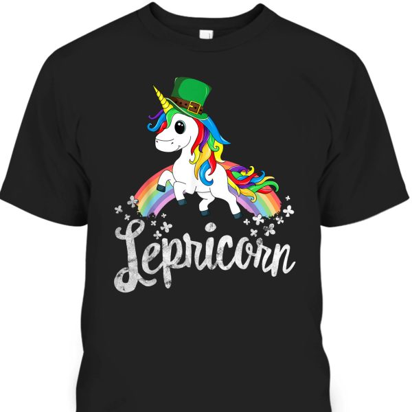 Cool Lepricorn Unicorn St Patrick’s Day T-Shirt