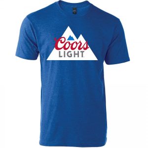 Coors Light Cold Mountains Logo T-Shirt