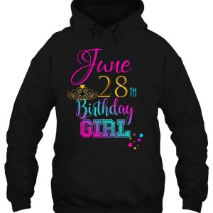 Cute June 28 Birthday Girl Shirt Party Outfit Women Girls 3